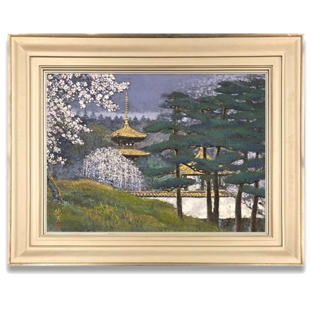 後藤純男　桜花塔映